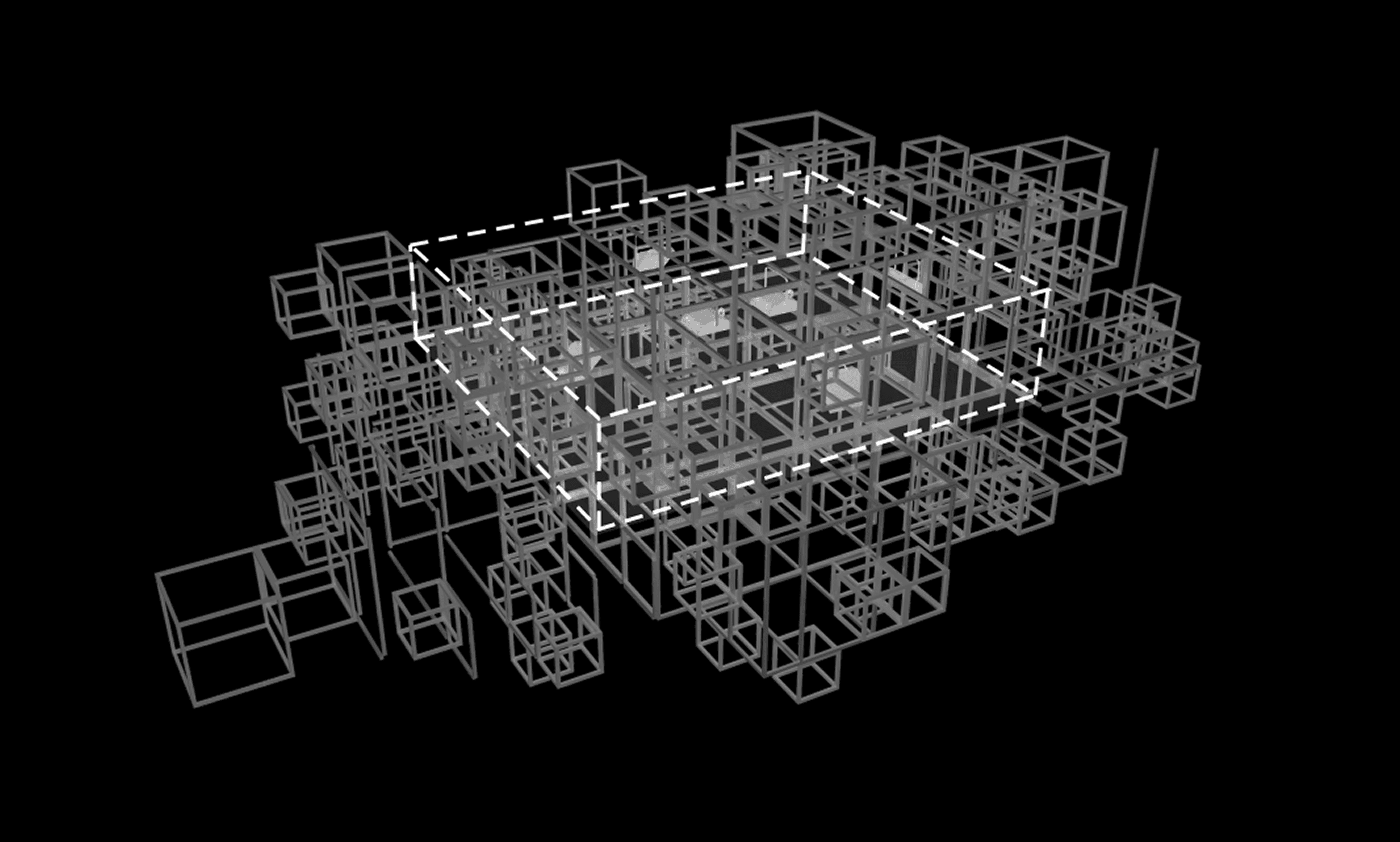Схема каркаса облака